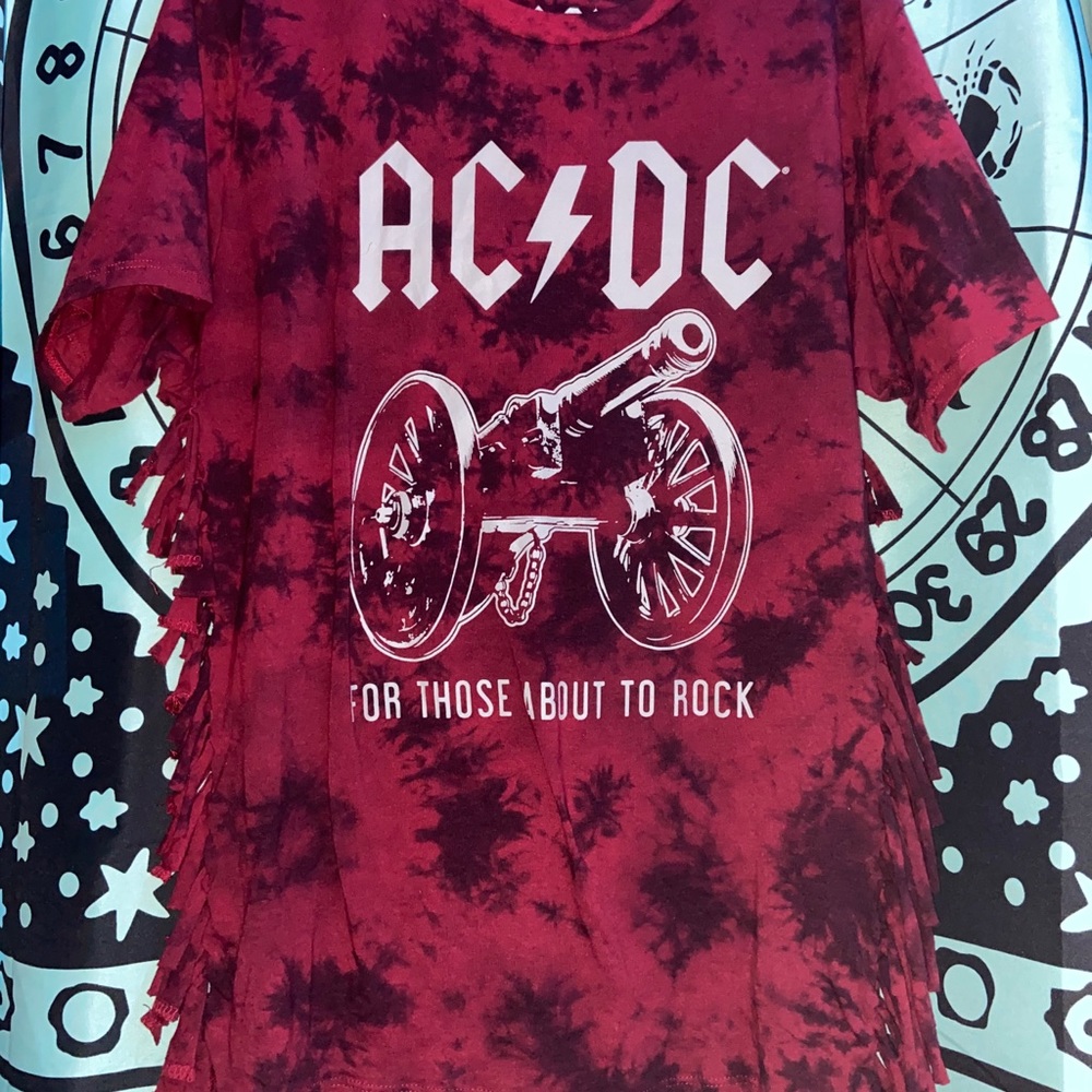 Reupholstered AC/DC shirt